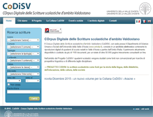 Tablet Screenshot of codisv.it